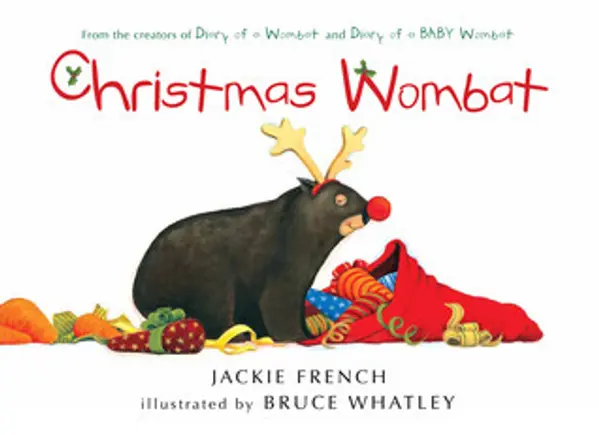 Christmas Wombat by Jackie French cover