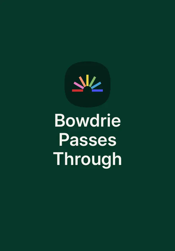 Bowdrie Passes Through by Louis L'Amour cover