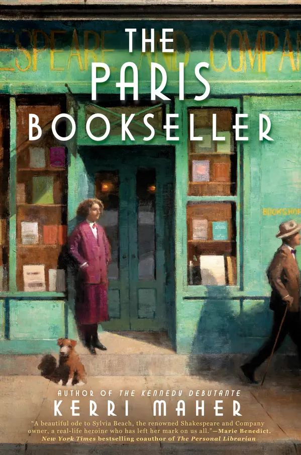 The Paris Bookseller by Kerri Maher cover