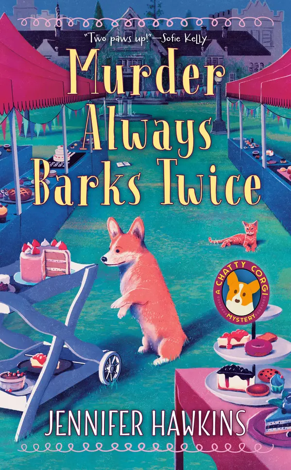 Murder Always Barks Twice by Jennifer Hawkins cover