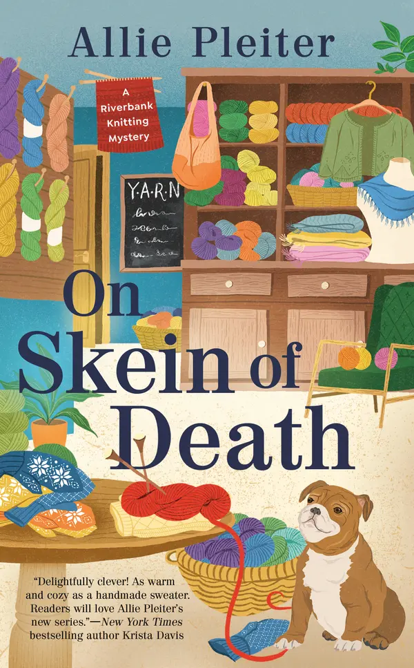 On Skein of Death by Allie Pleiter cover