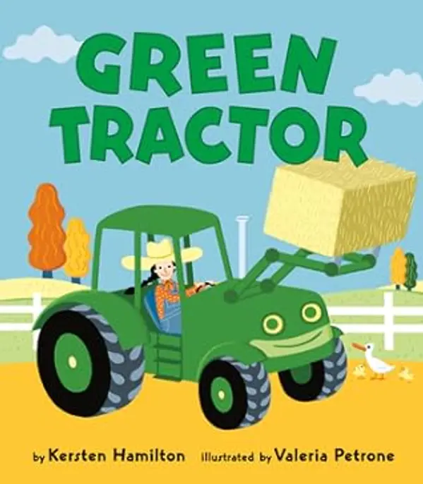 Green Tractor (Red Truck and Friends) by Kersten Hamilton cover