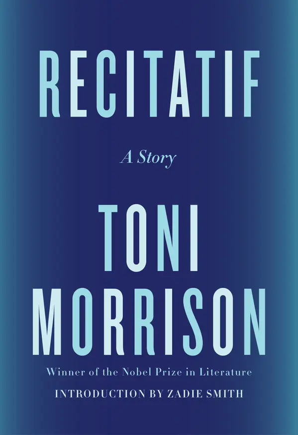 Recitatif by Toni Morrison, Zadie Smith cover