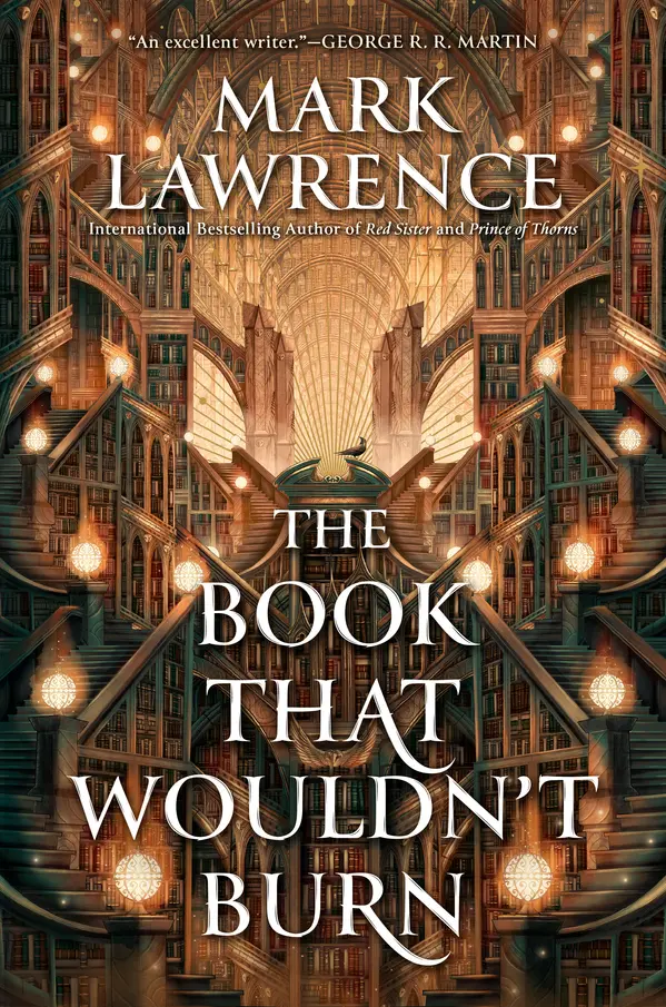 The Book That Wouldn't Burn by Mark Lawrence cover
