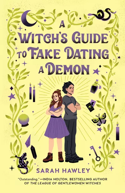 A Witch's Guide to Fake Dating a Demon book cover