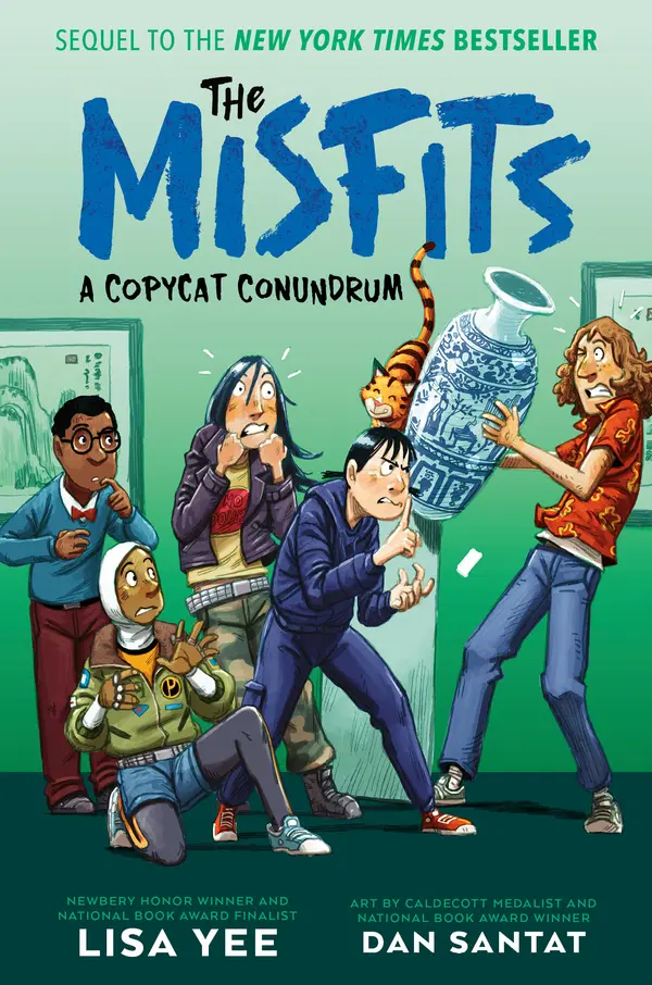 A Copycat Conundrum (The Misfits) by Lisa Yee, Dan Santat cover