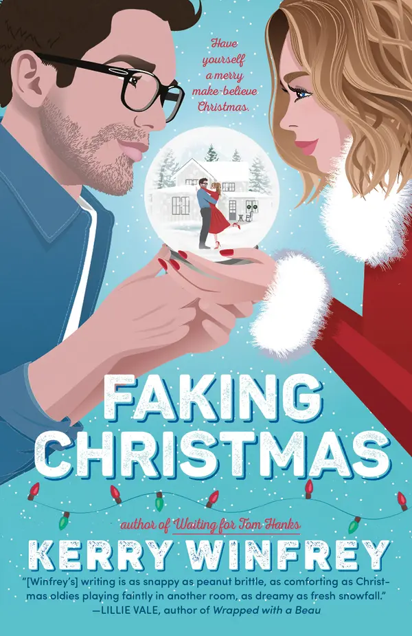Faking Christmas by Kerry Winfrey cover