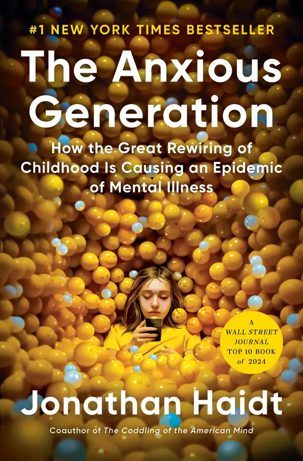 The Anxious Generation by Jonathan Haidt cover
