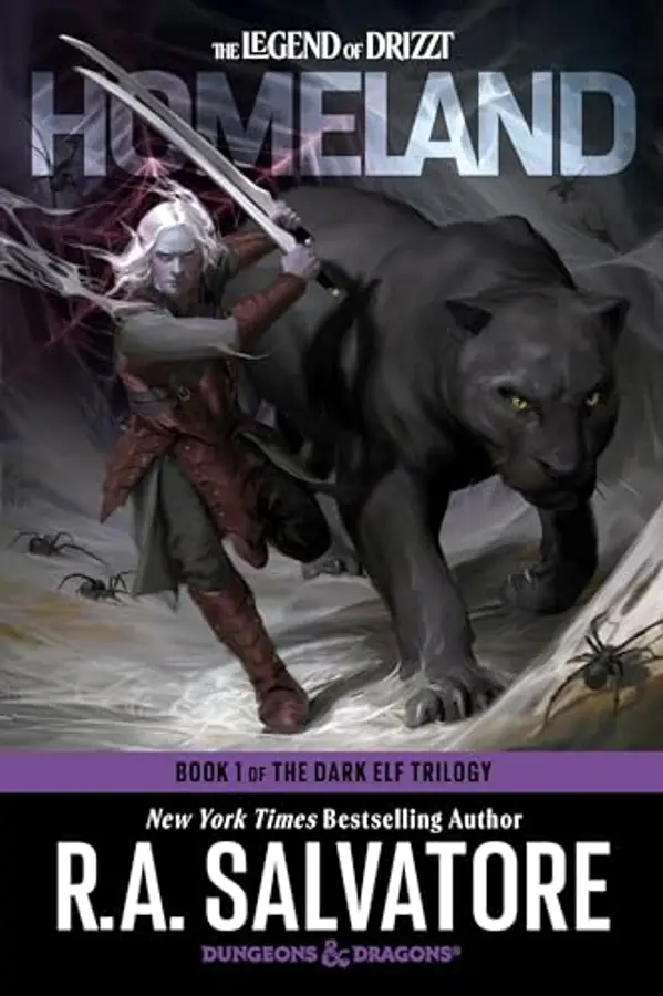 Homeland: Dungeons & Dragons: Book 1 of The Dark Elf Trilogy (The Legend of Drizzt) by R.A. Salvatore cover