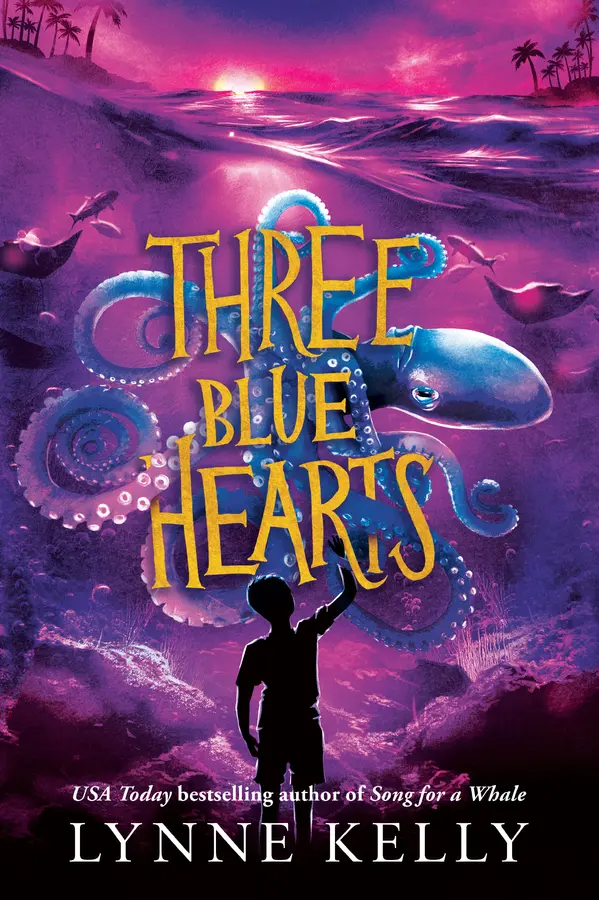 Three Blue Hearts by Lynne Kelly cover