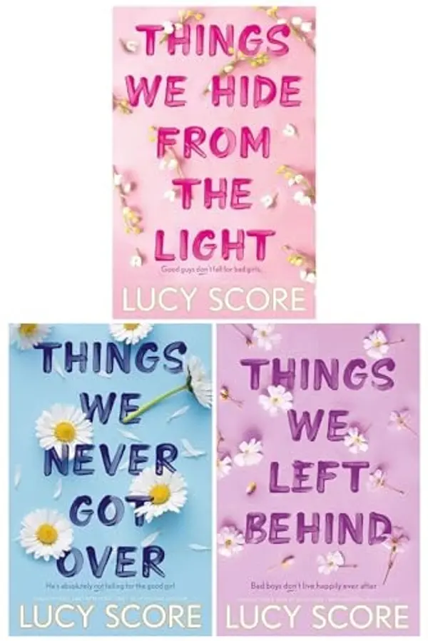 Knockemout Series 3 Books Collection Set By Lucy Score (things We Hide From The Light, Things We Left Behind & Things We Never Got Over) by Lucy Score cover