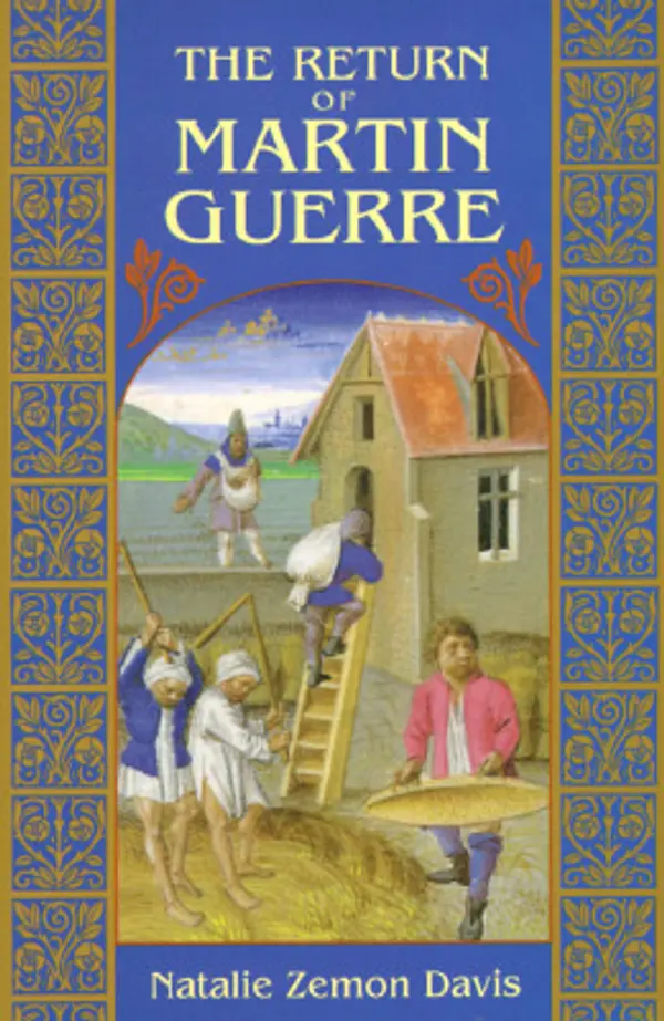The Return of Martin Guerre by Natalie Zemon Davis, Martin Guerre, Arnault Du Tilh cover