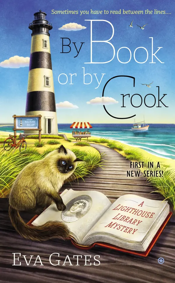 By Book or By Crook by Eva Gates cover