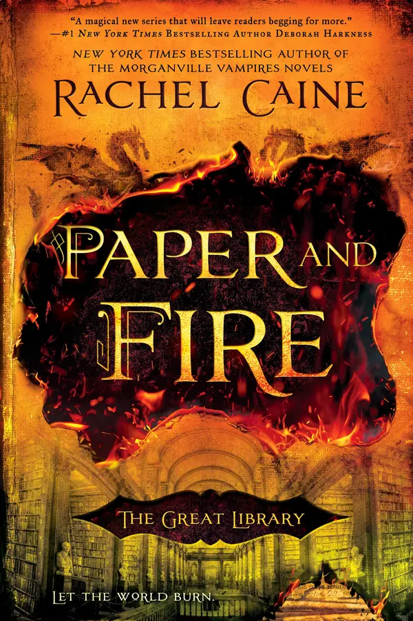 Paper and Fire by Rachel Caine cover