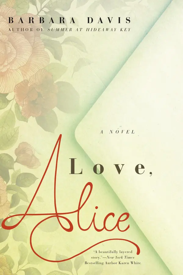 Love, Alice by Barbara Davis cover