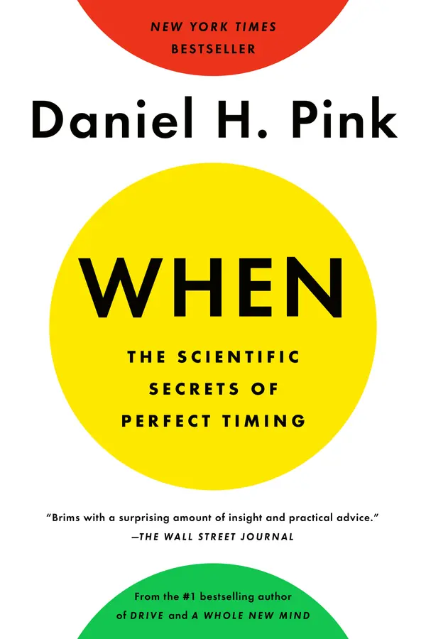 When: The Scientific Secrets of Perfect Timing by Daniel H. Pink cover