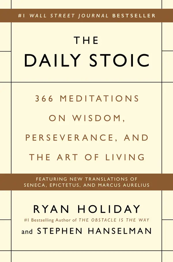 The Daily Stoic by Ryan Holiday, Stephen Hanselman cover