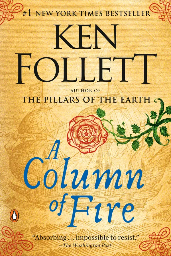 A Column of Fire by Ken Follett cover