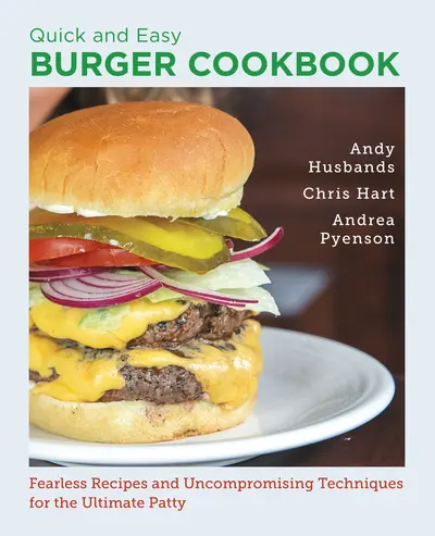 Quick and Easy Burger Cookbook book cover