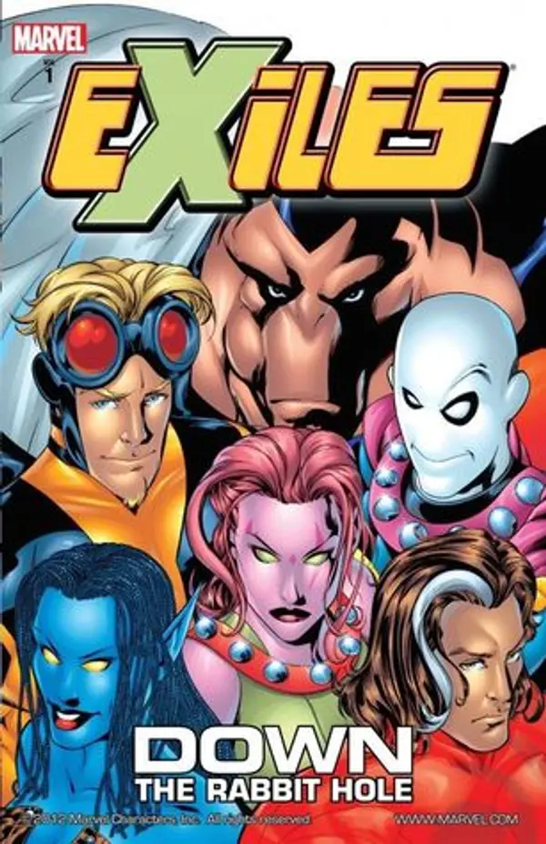 Exiles, Vol. 1: Down the Rabbit Hole by Judd Winick cover