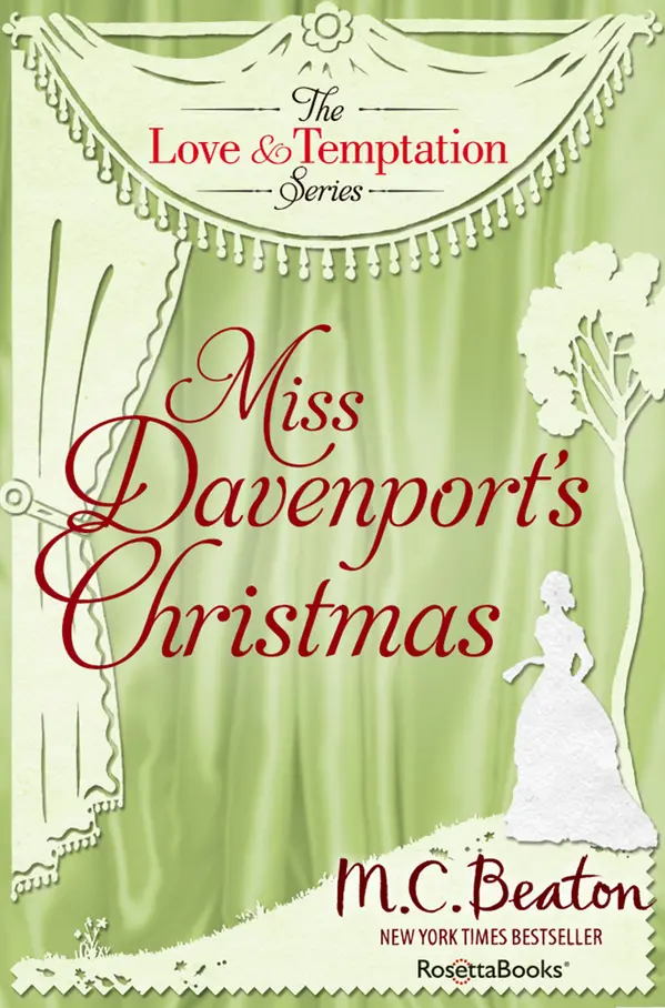 Miss Davenports Christmas by M. C. Beaton cover