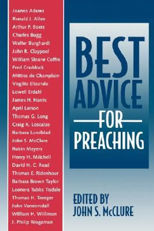 Best Advice for Preaching by John S. McClure cover