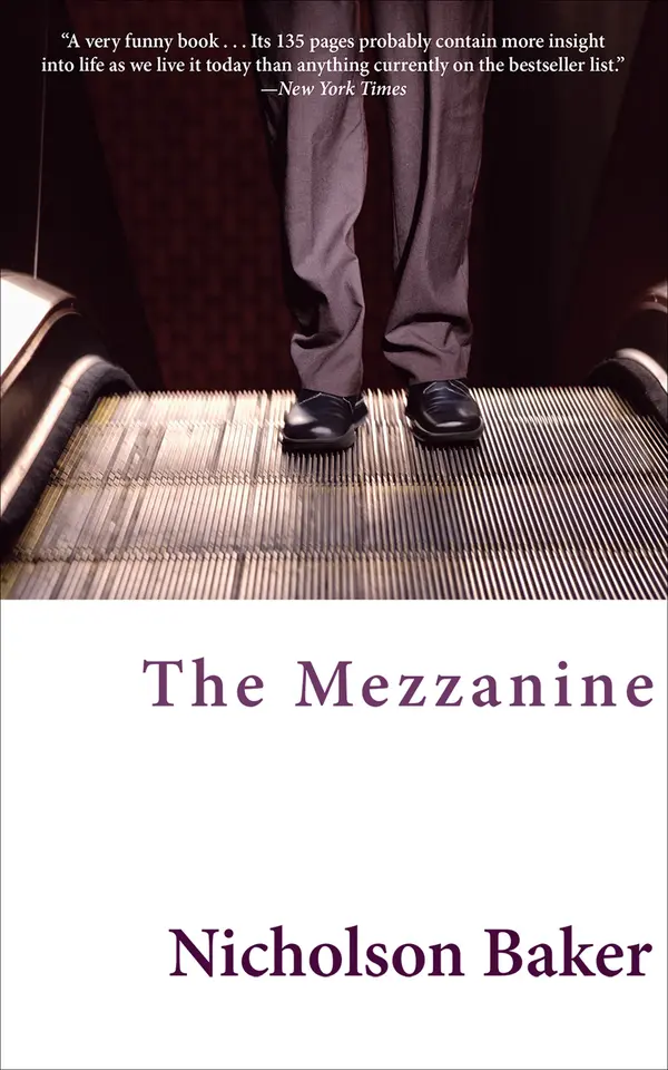 The Mezzanine by Nicholson Baker cover