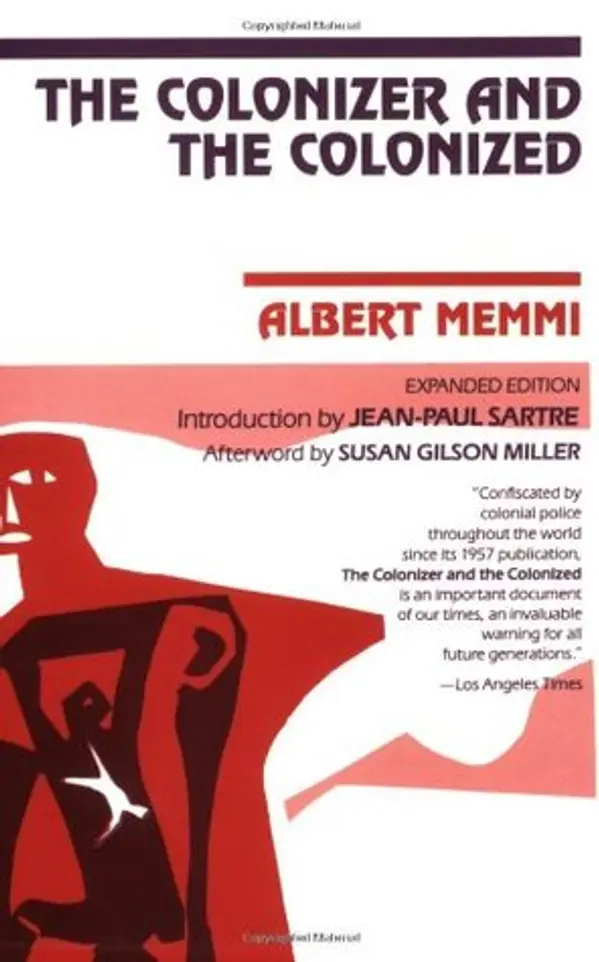 The Colonizer and the Colonized by Albert Memmi cover