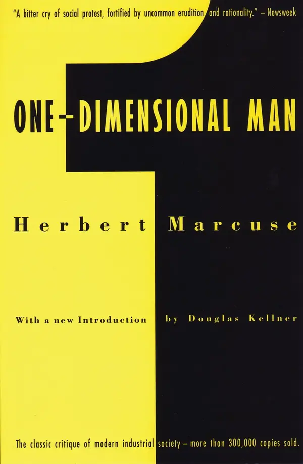 One-Dimensional Man by Herbert Marcuse cover
