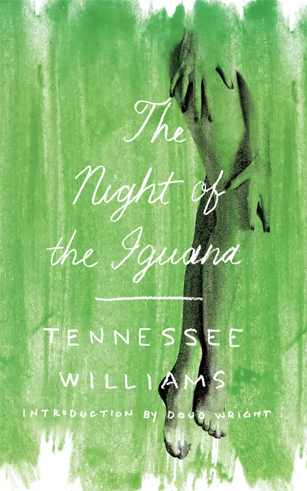 The Night of the Iguana by Tennessee Williams, Doug Wright cover