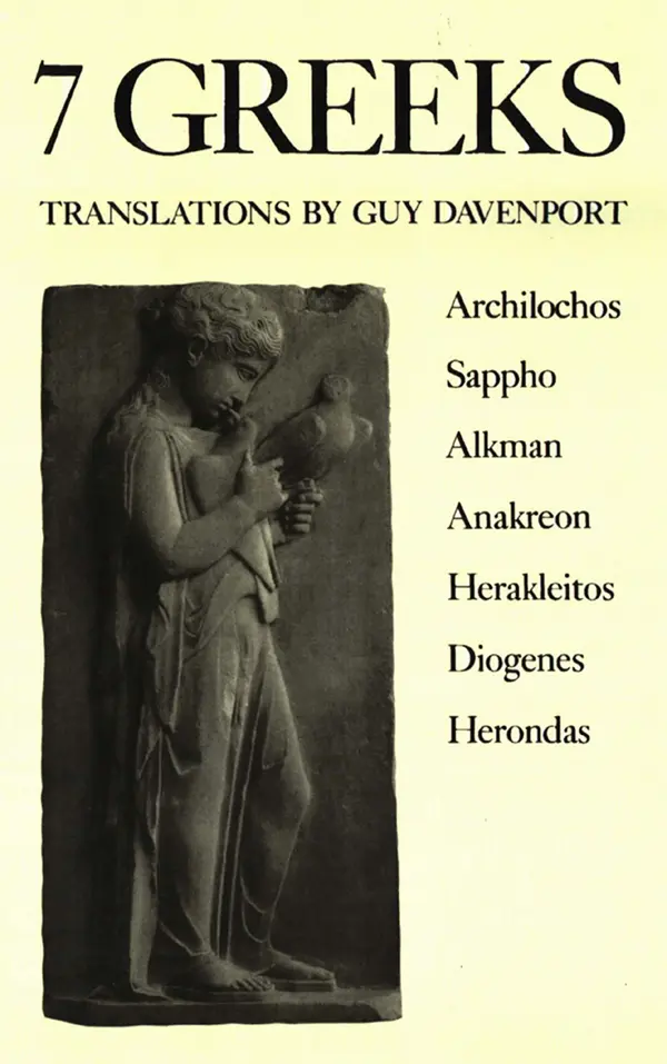 7 Greeks by Guy Davenport cover