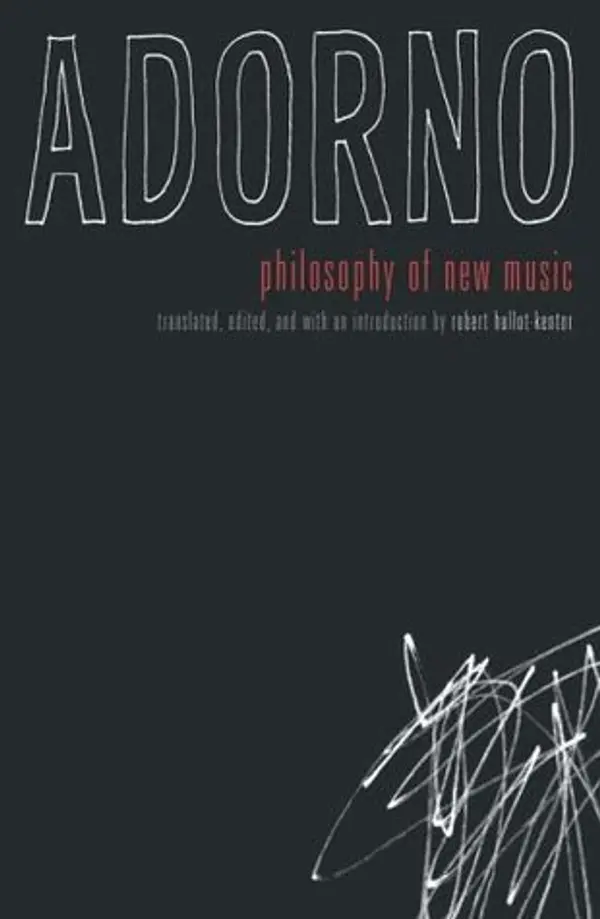 Philosophy of New Music by Theodor W. Adorno cover