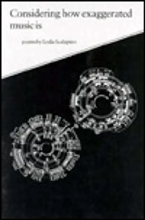 Considering how exaggerated music is by Leslie Scalapino cover