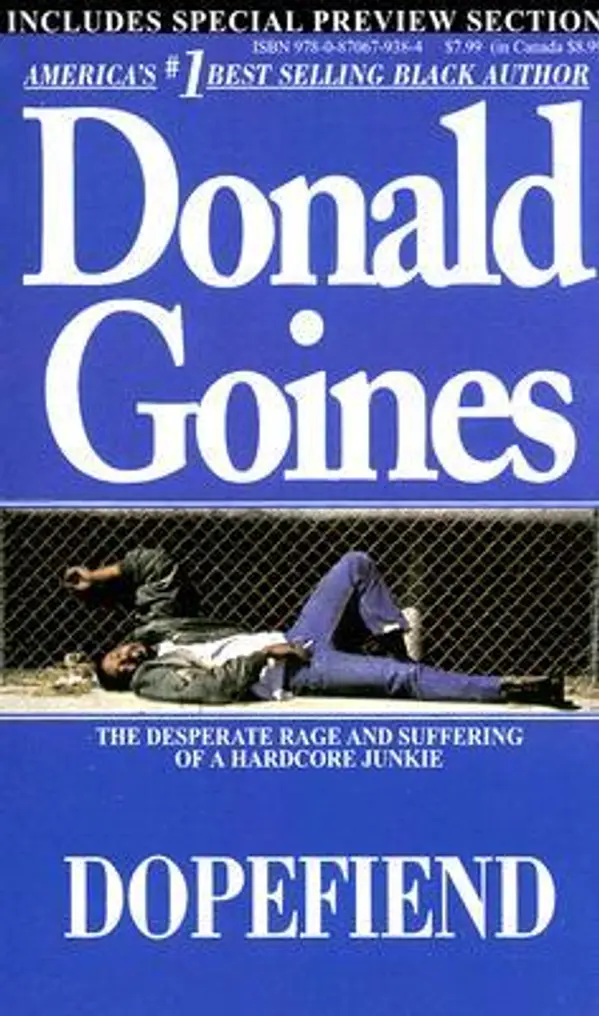 Dopefiend by Donald Goines cover