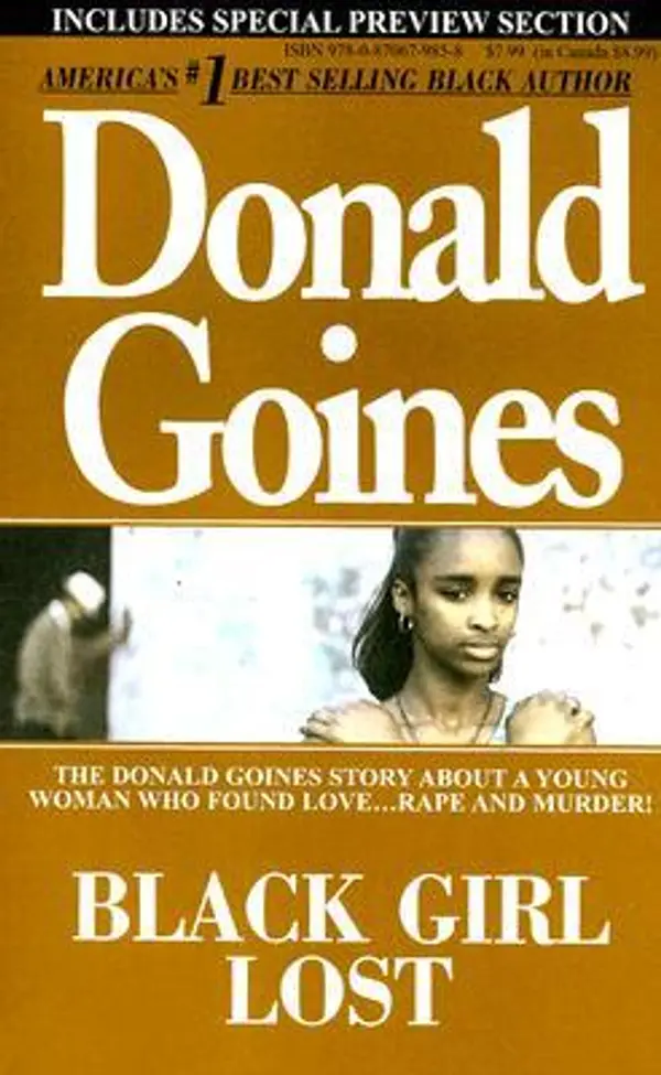 Black Girl Lost by Donald Goines cover