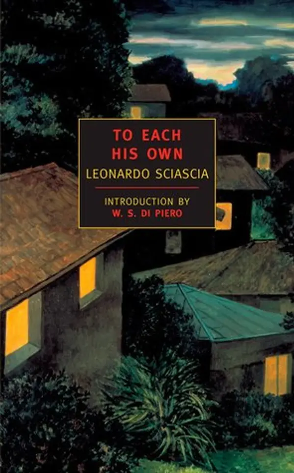 To Each His Own by Leonardo Sciascia cover