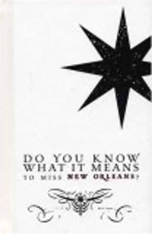 Do You Know What It Means to Miss New Orleans? by David Rutledge cover