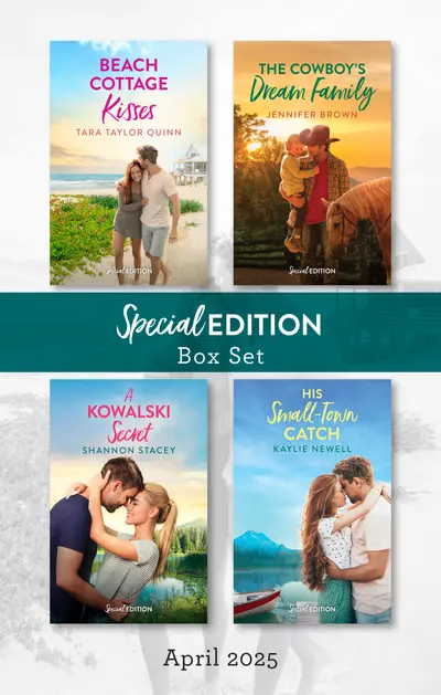Special Edition Box Set April 2025/Beach Cottage Kisses/The Cowboy's Dream Family/A Kowalski Secret/His Small-Town Catch book cover