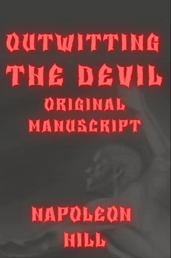 Outwitting the Devil Original Manuscript by Napoleon Hill cover