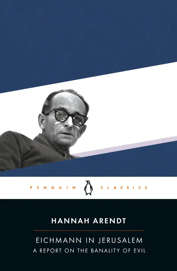 Eichmann in Jerusalem by Hannah Arendt, Amos Elon cover