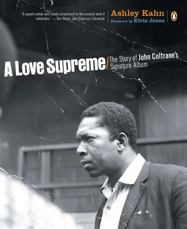 A Love Supreme by Ashley Kahn, Elvin Jones cover