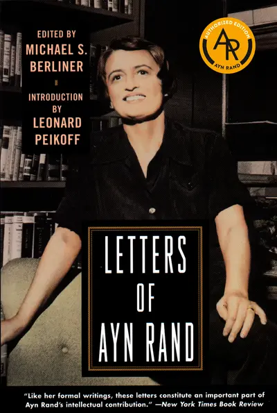 Letters of Ayn Rand book cover