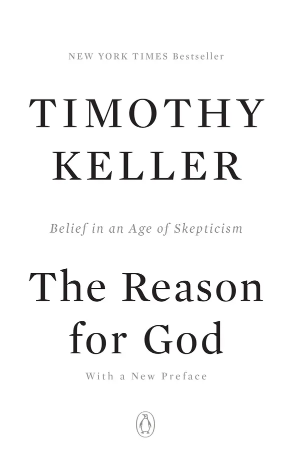 The Reason for God by Timothy Keller cover