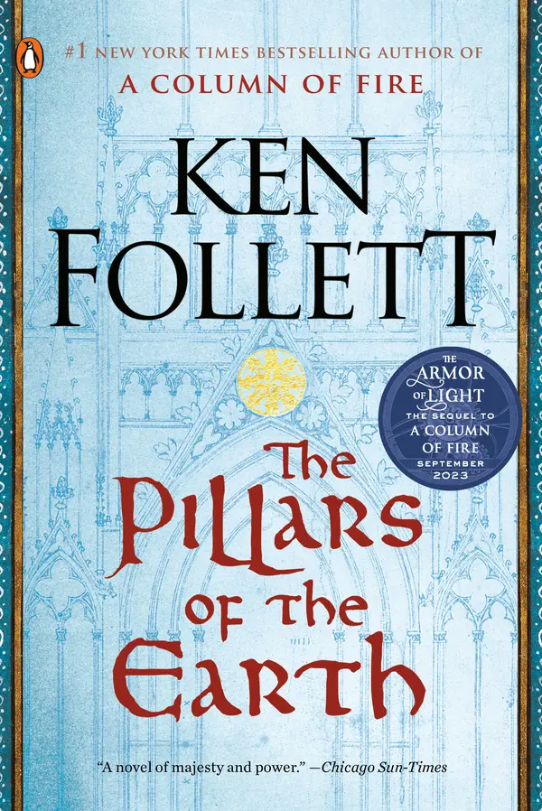 The Pillars of the Earth by Ken Follett cover