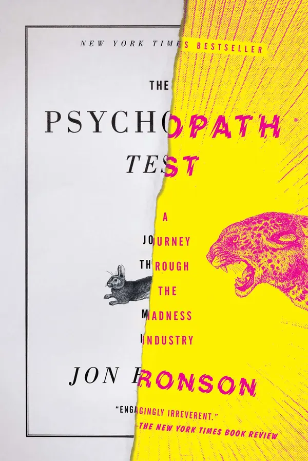 The Psychopath Test by Jon Ronson cover