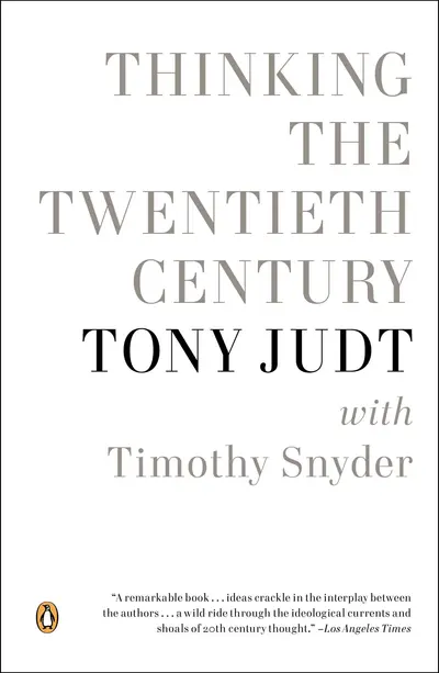 Thinking the Twentieth Century book cover