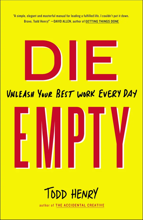Die Empty by Todd Henry cover