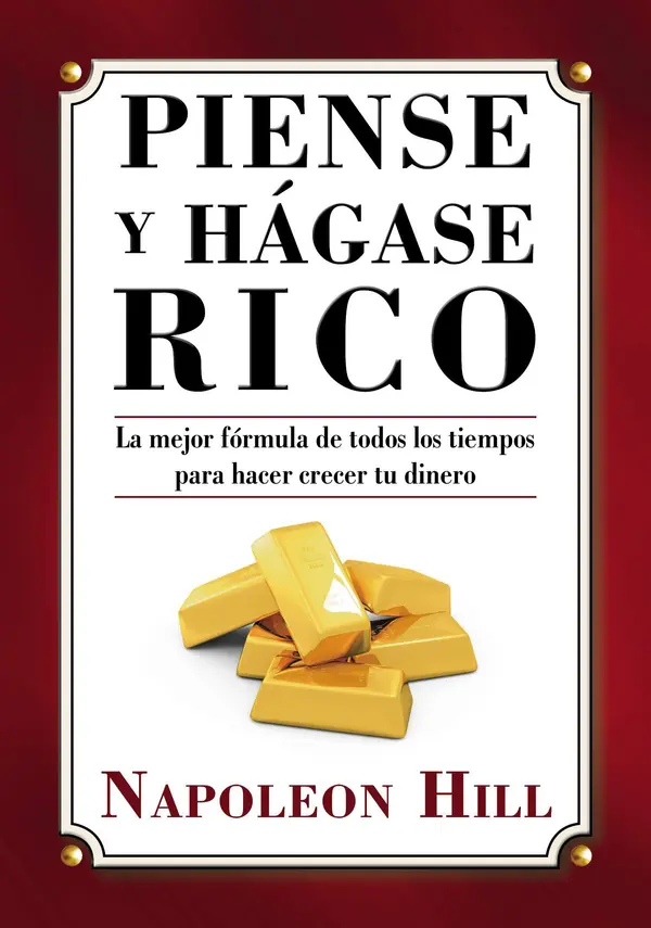 Piense y Hágase Rico by Napoleon Hill cover