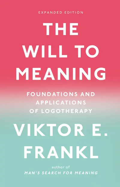 The Will to Meaning book cover