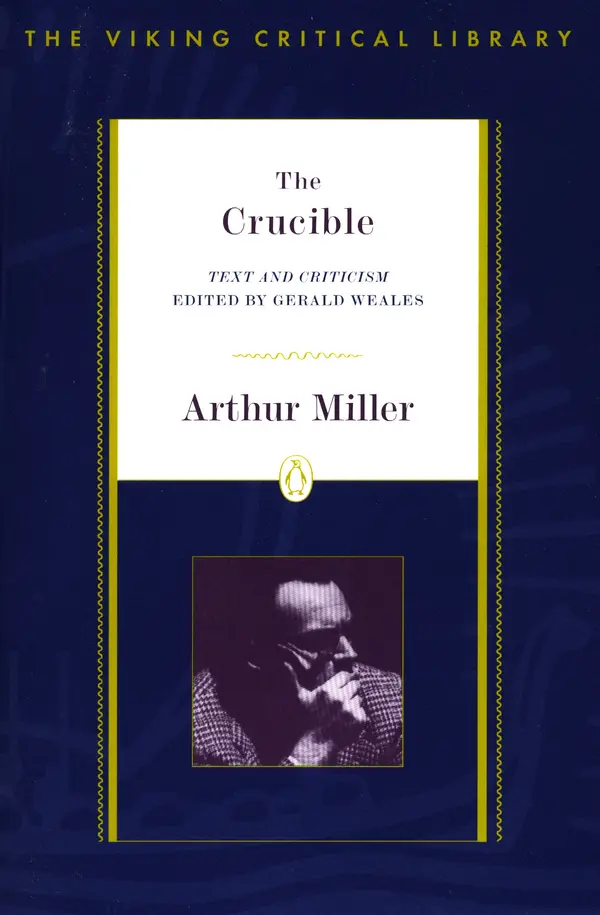 The Crucible by Arthur Miller cover